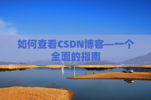 如何查看CSDN博客—一个全面的指南